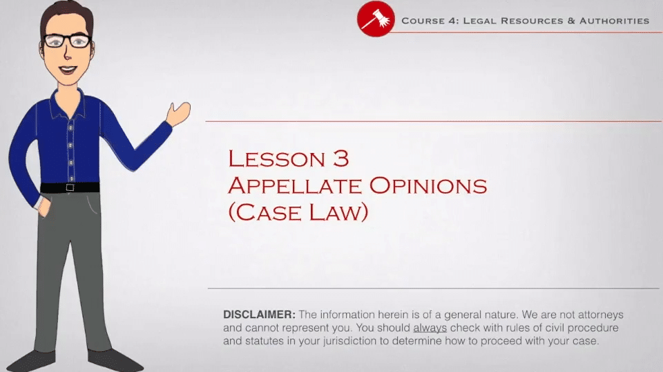 Appellate Opinions (Case Law)