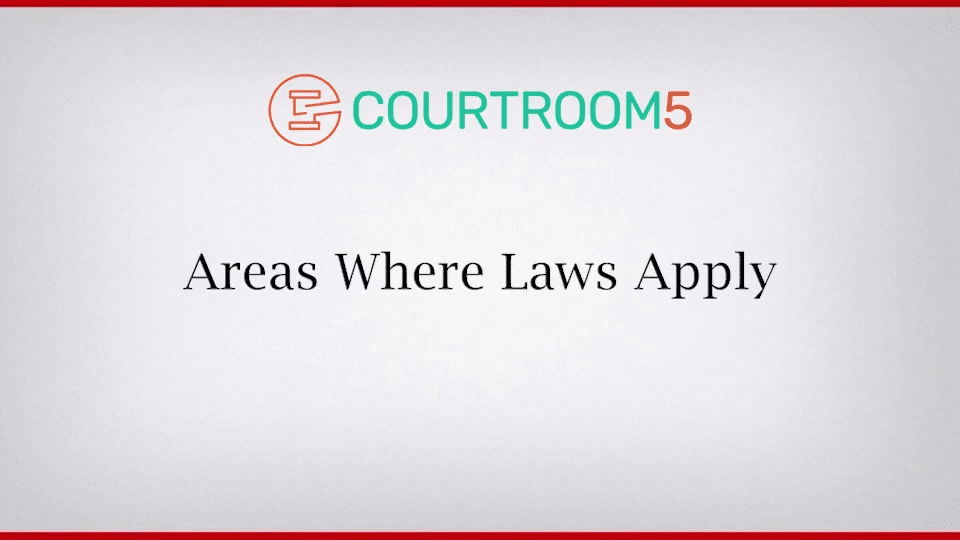 Areas Where Laws Apply