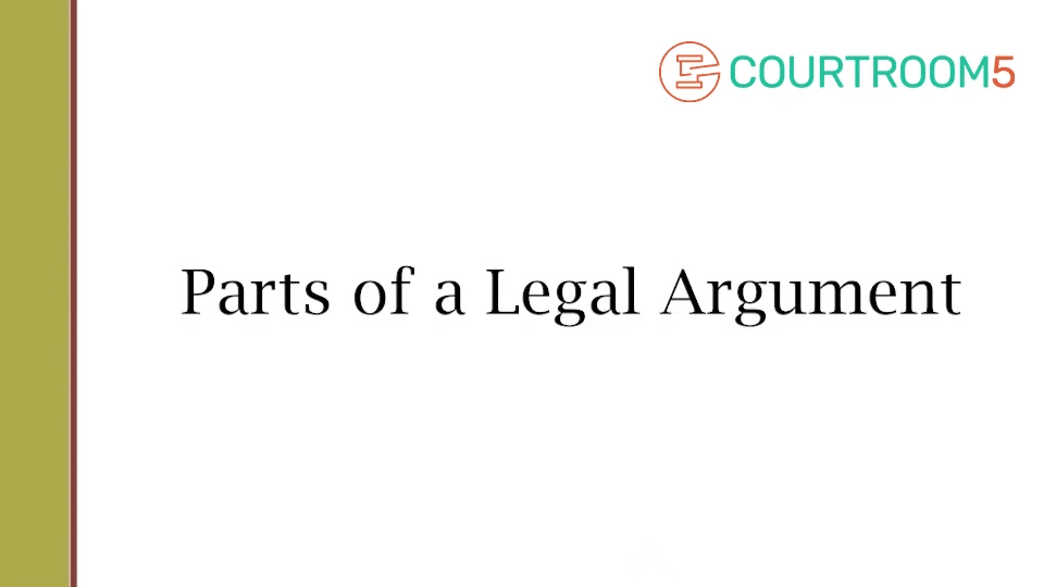 Parts of a Legal Argument