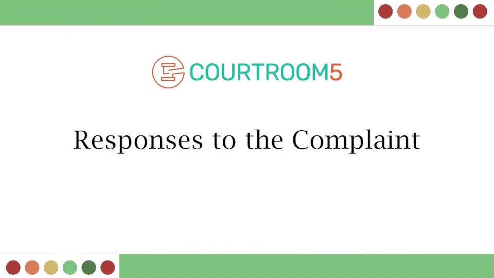 Responses to the Complaint