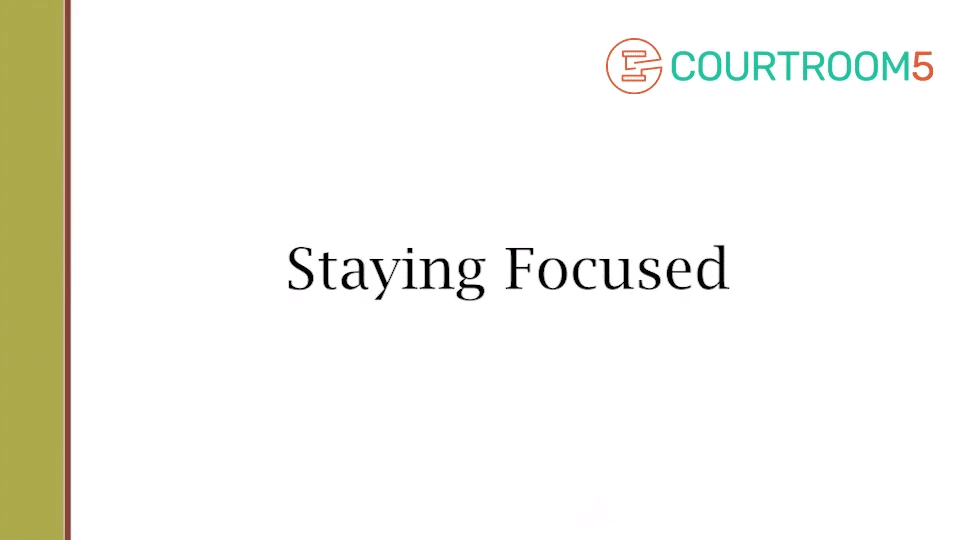 Staying Focused