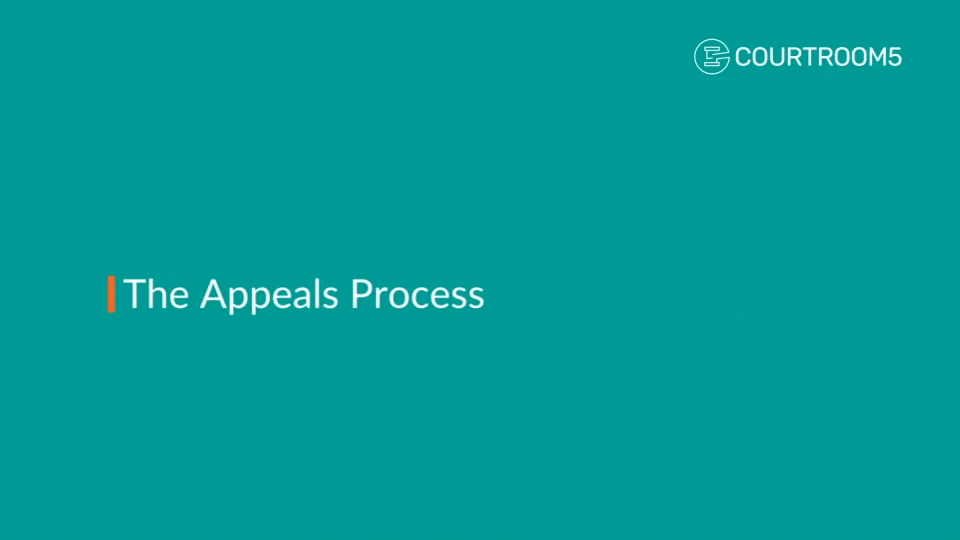 The Appeals Process