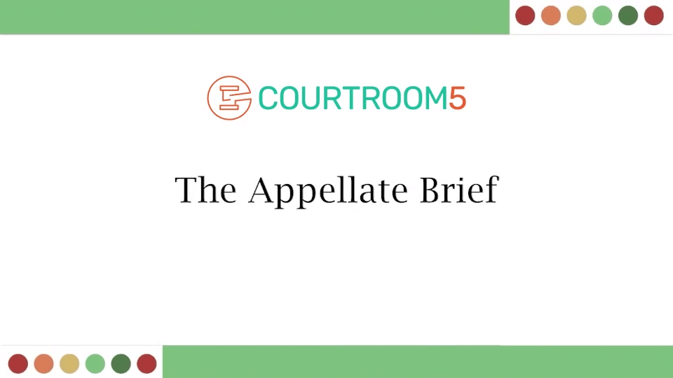 The Appellate Brief