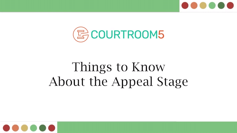 Things to Know About the Appeal Stage