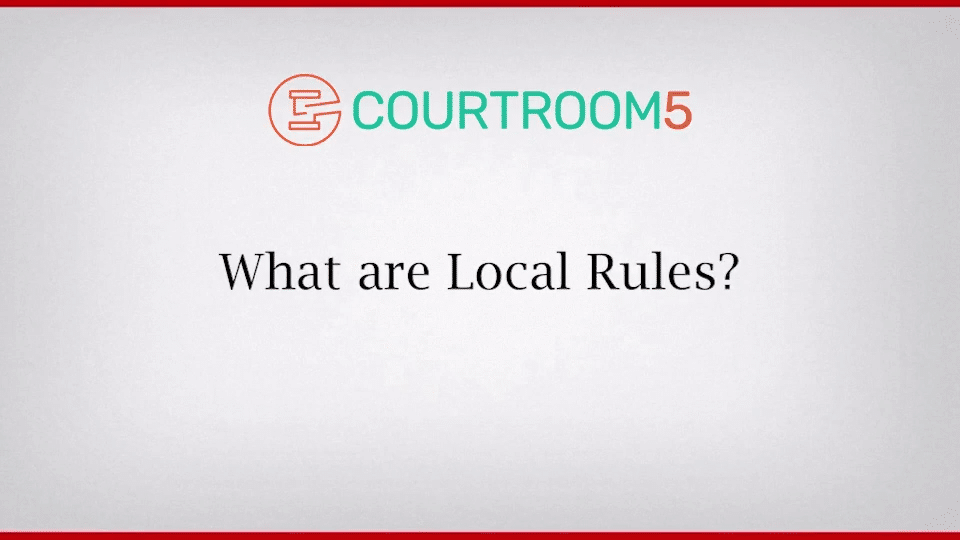 What are Local Rules?