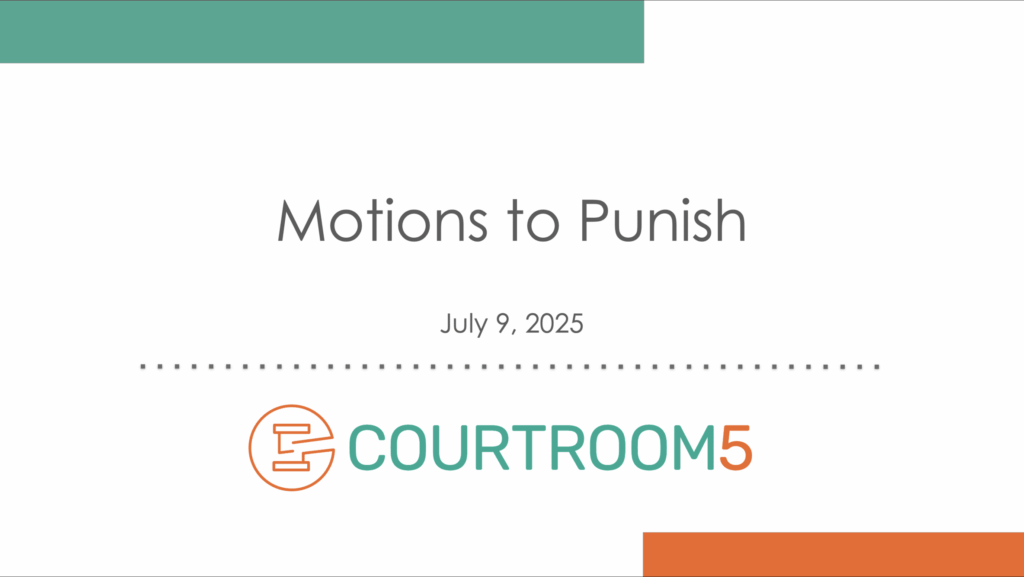 Motions to Punish